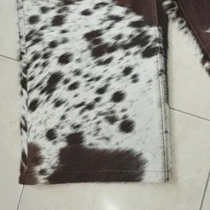 Hot Selling Luxury Genuine Cowhide <b>Hair</b>-On Leather <b>Men's</b> High Street Style Button Fly Quick Dry & Breathable Summer Shorts - Product Image 5