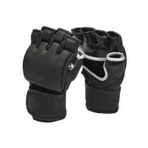 ถุงมือ MMA แบบครึ่งนิ้ว PU สำหรับศิลปะการต่อสู้ ผู้ใหญ่ ใช้ได้ทั้งชายและหญิง ปรับแต่งได้ ถุงมือซ้อม Waseem Impex - Product Image 1