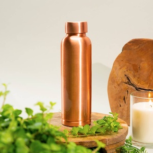 Fabricante de Botellas de Agua de Cobre al por Mayor, Botella de Agua de Cobre Personalizada, Botella de Cobre para Beber Agua, Regalo de Cobre Premium - Product Image 1
