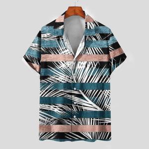Wholesale Casual <b>Men's</b> Hawaiian <b>Shirts</b> Short Sleeve Aloha Printed <b>Tropical</b> Resort Floral <b>for</b> Beach Vacations - Product Image 6