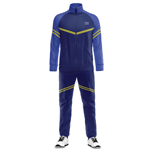 Chándal a Rayas Personalizado con Bolsillos Laterales, Pantalón a Rayas, Chaqueta de Chándal de Manga Larga - Product Image 1