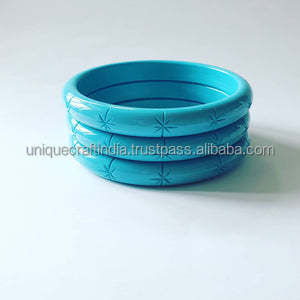 Top Selling New Eco-Friendly Women's Resin Joint for Bracelet Cuff Indian Fashion Jewelry <b>Bangle</b> - Product Image 5