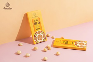 Barra de chocolate de gran calidad de un solo Origen de Vietnam, 72% de cacao oscuro y Macadamia para regalo - Product Image 3