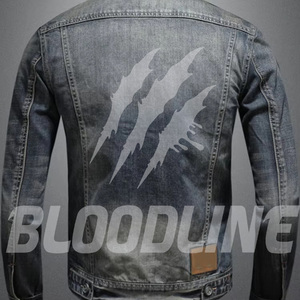 Chaqueta Blusón de Mezclilla para Mujer, Manga Larga, Cuello con Botón, Forro de Algodón, Color Negro Sólido Lavado, Abrigo de Invierno Ecológico - Product Image 2