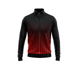 Lightweight Sublimated Quarter Zip Team <b>Jacket</b> <b>Men</b> Women Youth Sportswear Quick Dry Team <b>Pullover</b> - Product Image 1