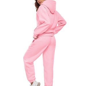 Survêtement pour femme respirant de haute qualité, couleur personnalisable, vêtements décontractés, tenue de sport et de détente, prix bas. - Product Image 5