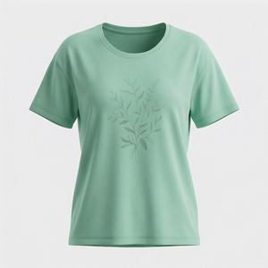 Camisetas de Mujer para Exteriores con Logotipo Personalizado de Alta Calidad, Camisetas de Manga Corta a Precio Económico en Oferta, Nuevas Blusas Modernas - Product Image 1