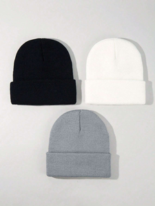 Bonnet d'hiver tricoté de créateur avec logo brodé, bonnet de sport à pompon, toque de golf, bonnet personnalisé à pompon, camouflage, nœuds - Product Image 3