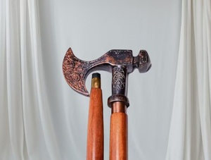 Vintage Axe Handle Walking Stick-Antique Style Statement Walking Cane- Nice Gift for Collectors - Product Image 3