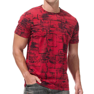 High Quality Custom Sublimation Transfer Printing Blank T-<b>shirt</b> Front 100% Cotton O-Neck Short Sleeve Men's Casual T-<b>Shirt</b> - Product Image 1