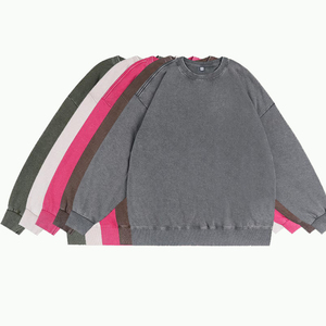 Sudadera con Capucha Oversize de Algodón 100% de Alta Calidad con Lavado Ácido Estilo Vintage para Hombre, Colección Otoño 2024, Antiencogimiento, Fabricante de Ropa Urbana Personalizada - Product Image 3