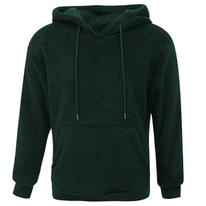 OEM <b>Men's</b> Winter <b>Plain</b> Color Oversized Custom Breathable Sherpa <b>Hoodies</b> New Customized Made Design <b>Men</b> Sherpa Fleece <b>Hoodies</b> - Product Image 2