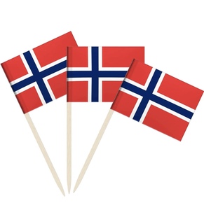 Custom Toothpick <b>Flag</b> Food Decoration Mini <b>Flag</b> for Events Promotion Wooden Stick with Heat Transfer Dye Sublimation Printing - Product Image 1