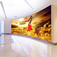 Pantalla LED a todo color para interiores CMS basado en la nube Garantía de 3 años P1.25/P2/P2.5 Paso de píxeles para publicidad en escenarios de Centros Comerciales