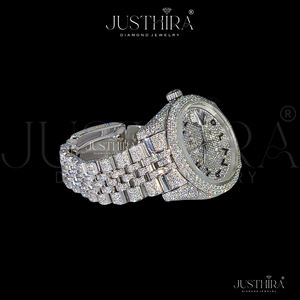 Reloj de Pulsera de Lujo Personalizado, Totalmente Automático, con Diamantes Moissanite VVS, para Hombre y Mujer, Ideal para Fiestas, al Mejor Precio - Product Image 5