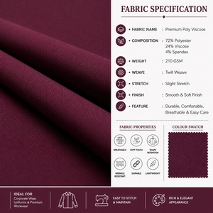 Conjuntos de Uniformes Médicos de Tela Twill Ecológica, Modernos, para Enfermería, Uso Hospitalario, Color Personalizado, Alta Calidad, Venta al Por Mayor - Product Image 6