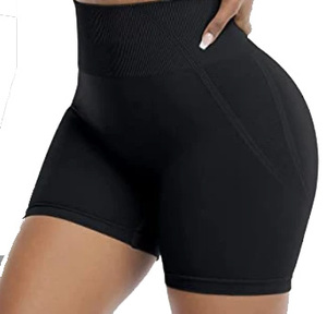 Shorts de Ciclismo para Mujer, Cintura Alta, con Cordón Ajustable, Tela Lycra, Suaves como la Mantequilla, Elásticos en 4 Direcciones, Transpirables, Verano 2026 - Product Image 5