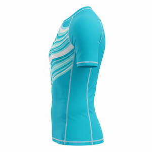 Camiseta de compresión duradera sublimada al por mayor para hombres, mujeres y niños, para entrenamiento de MMA, BJJ, Jiu Jitsu No-Gi, traje de baño personalizado - Product Image 3