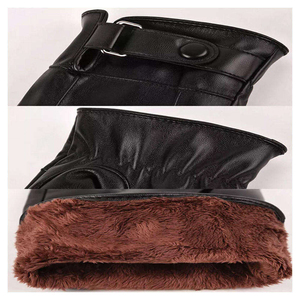 Gants de conduite en cuir antidérapants à haute adhérence, gants de conduite en cuir à manchette courte, confortables et flexibles pour la voiture - Product Image 6