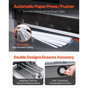 Taglierina Elettrica Professionale per Carta 1100W, Larghezza di Taglio 20.3/515 mm, Spessore di Taglio 3.1/80 mm - Product Image 4