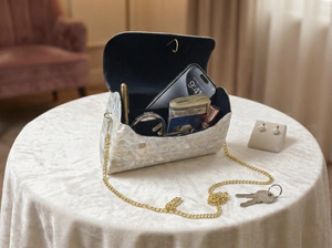 Sacs en nacre sur mesure, design mosaïque naturel, grande capacité, durables, imperméables, sacs à main de luxe pour les professionnels - Product Image 2