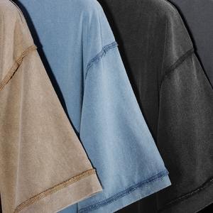 T-shirt d'été pour homme à prix bas, lourd, respirant, en coton, à séchage rapide, streetwear - Product Image 4