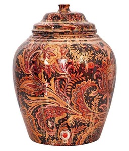 Distributeur d'eau en cuivre couleur terre, finition lisse, personnalisable en usine - Product Image 4