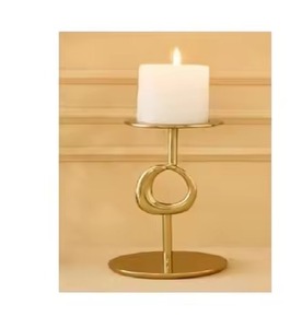 Candelabro de Metal de Alta Calidad, Elegante Portavelas de Mesa, Decoración Interior para Bodas - Product Image 4