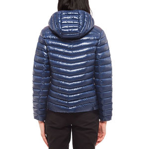 Gilet matelassé à capuche tricoté imperméable et respirant pour femme, avec fermeture éclair, épais et brodé, idéal pour l'hiver et les activités de plein air - Product Image 2