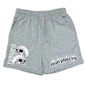 Retro Mesh Basketball Sweat Shorts Double Layer Breathable Quick Dry Training Gym Shorts with Striped Ribbed Waistband - Product Image 1