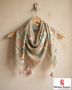 Écharpes carrées légères et douces pour femmes, accessoires élégants, approvisionnement en gros, faible MOQ, fabrication OEM - Product Image 2