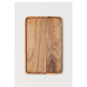 Plateau de service en bois à bas prix, plateau de service carré en bois pour gâteaux, desserts et apéritifs, plateaux de service faits à la main - Product Image 4