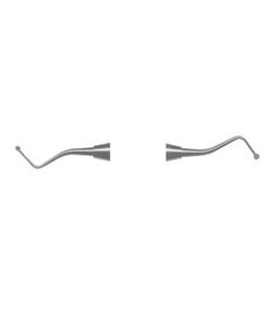 Kit chirurgical Vitra Instruments - Excavateurs dentaires manuels en acier inoxydable de qualité supérieure (discoïdes de 2 mm) - Product Image 1