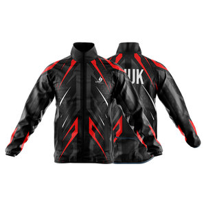 Chaqueta Cortavientos de Alta Calidad con Logotipo Personalizado en Múltiples Posiciones, Ropa Casual Urbana para Hombre, Cierre de Cremallera, Cuello Alto - Product Image 4
