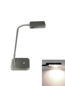 Lumetal Dimmable LED Table Lamp Aluminum Desk <b>Light</b> 8W 3000K Warm White Office Study Lamp UK <b>Plug</b> - Product Image 1