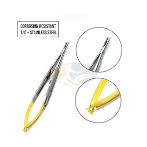 Micro Surgery Set Professional <b>Tungsten</b> Carbide Tipped Needle Holder and Precision Microsurgical Scissors Kit High Accuracy - Product Image 3