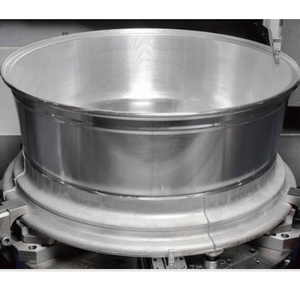 Máquina CNC Fanuc de doble torreta vertical usada para reparación de llantas de aleación de servicio ligero con doble husillo - Product Image 1