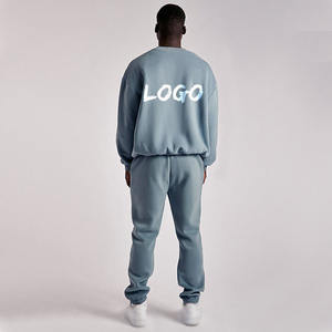 Conjunto de Sudadera y Pantalones Deportivos de Felpa Unisex al por Mayor, Fabricante de Ropa Informal de Algodón con Etiqueta Privada OEM - Product Image 5