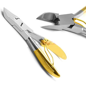 Ingrown Heavy Duty Thick Nail Toenail Half Gold Cutter Podiatry Chiropody Professional 10cm Half Gold Cutter High Quality - Product Image 1