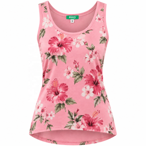 Women's Breathable Spandex/Cotton <b>Patchwork</b> Casual Camisole Tank <b>Top</b> - Product Image 1