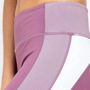 Leggings de yoga de cintura alta de nailon de secado rápido para mujer, pantalones de yoga con efecto levanta glúteos para gimnasio y entrenamiento. - Product Image 2