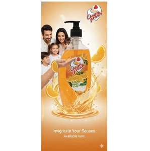 Fresh Hand <b>Soap</b> Liquid with Orange Fragrance Pump Bottle Deep Cleansing Formula Keeps Hands Soft Clean and Refreshing - Product Image 4