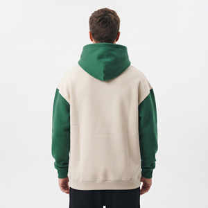 Sudadera con Capucha Extra Grande de Algodón Grueso para Hombre, de Alta Calidad, con Logotipo Personalizado, Hombros Caídos, Dos Tonos, Estilo Urbano - Product Image 6