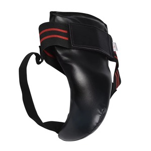 Professional Boxing Sports <b>Groin</b> Guards Custom Made PU Leather Plain Smooth Adjustable Abdominal Cup <b>Protector</b> - Product Image 4