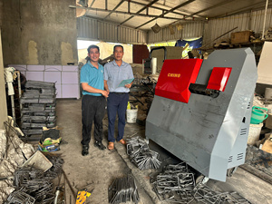 Prix d'usine - Machine à cintrer les barres en U de 6 à 12 mm pour barres d'acier, cintreuse de barres métalliques - CHIHO - Product Image 6