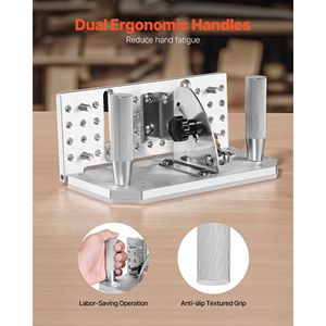 Afilador de cuchillos ajustable de 85 y 115 grados con soporte para lijadora de banda, doble mango, 7.68 pulgadas de largo, para afilar - Product Image 5