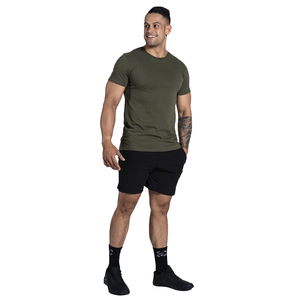 T-shirt d'été pour homme, coupe classique, en coton respirant, décontracté, écologique, séchage rapide, manches courtes, pour activités de plein air et usage quotidien - Product Image 2