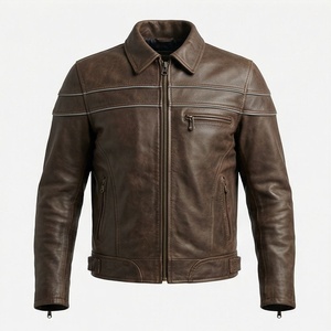 Chaqueta de Motociclista de Cuero Genuino para Hombre de la Mejor Calidad, Nueva Colección de Invierno, Chaquetas de Motocicleta con Protecciones Desmontables Personalizadas - Product Image 1