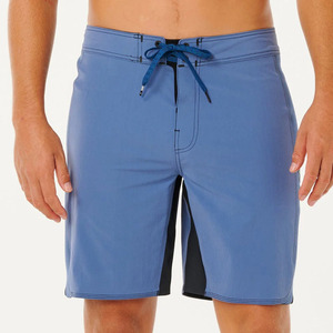 Shorts de bain en toile pour hommes, à motif uni, séchage rapide, respirants, anti-plis, écologiques, avec cordon de serrage, pour le surf et usage décontracté - Product Image 1