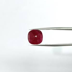 พลอยทับทิมพม่าแท้ทรงสี่เหลี่ยมขนาด 7.45 กะรัต RBHO-15 - Product Image 3